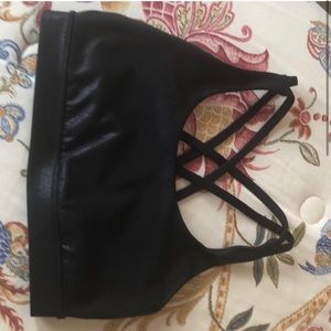 Lululemon Energy Bra Size 6- Black Sparkle